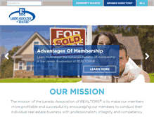 Tablet Screenshot of laredorealtors.org